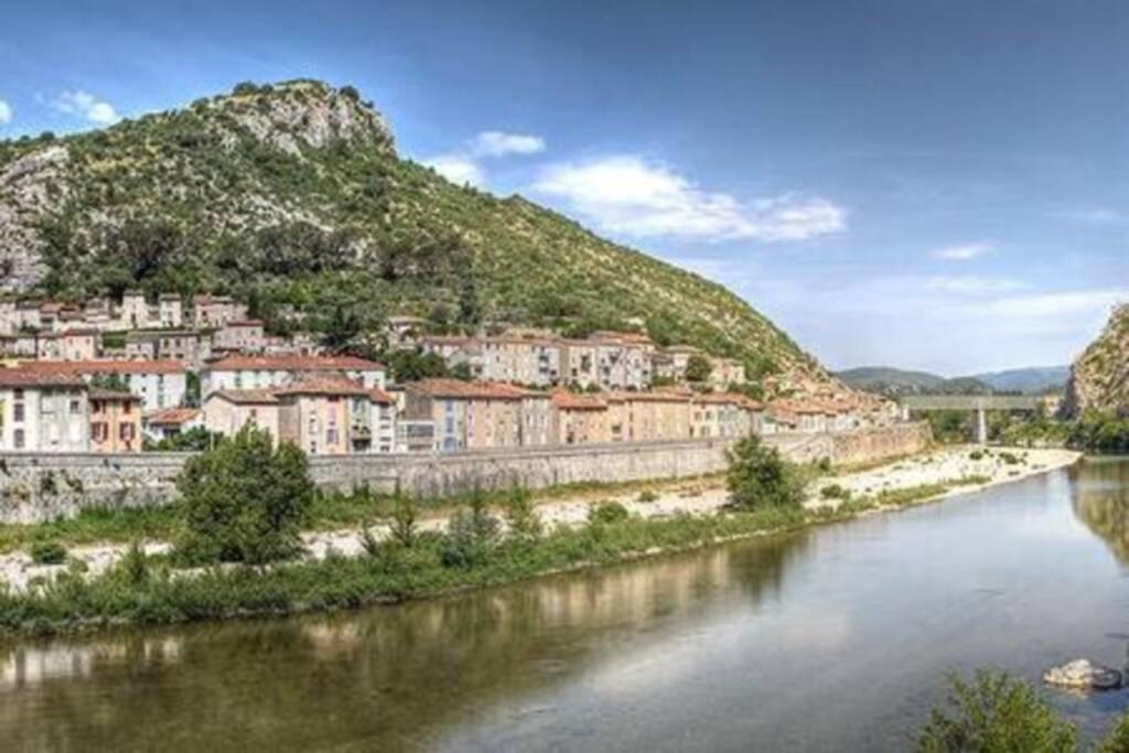 Charmant Chalet Pour 2 Personnes Spa Prive Massillargues-Attuech Exterior foto