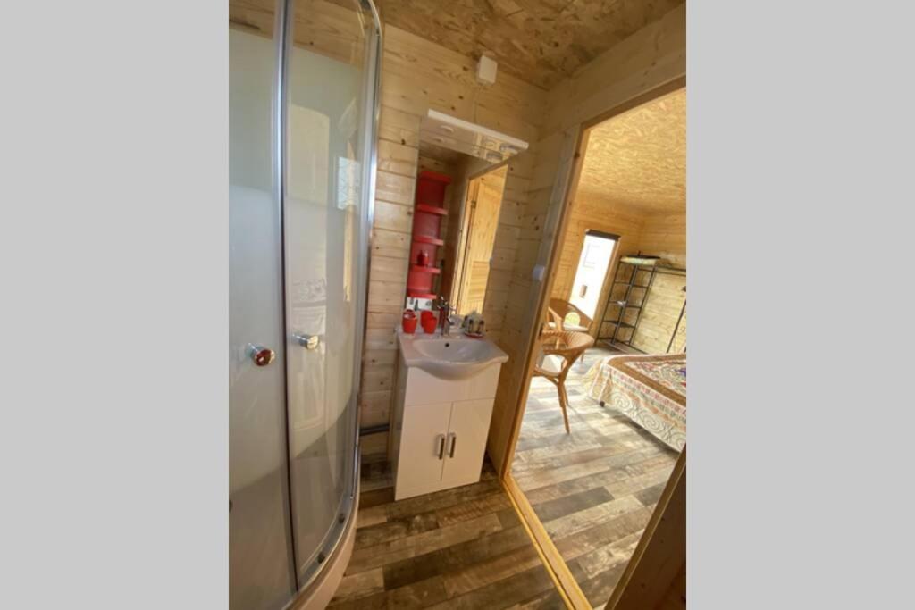Charmant Chalet Pour 2 Personnes Spa Prive Massillargues-Attuech Exterior foto