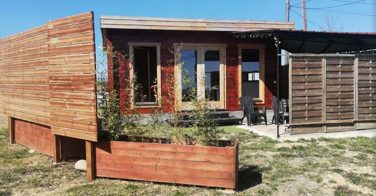 Charmant Chalet Pour 2 Personnes Spa Prive Massillargues-Attuech Exterior foto